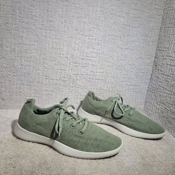 Allbirds Mizzles Men's Size US 11 Thunder Green Merino Wool Runner Sneakers - Picture 4 of 8